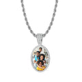 Kids Iced Photo Pendant w/ Rope Chain | Necklaces by DORADO