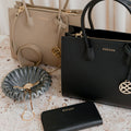 Vastella Tote Bag - Taupe | Handbags by DORADO