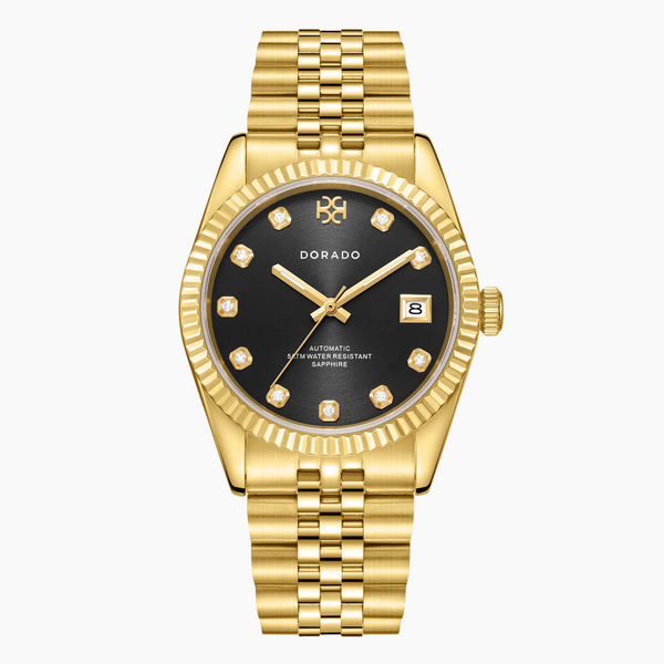 DORADO Gold Timeless Watch - Black | Watch by DORADO