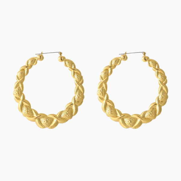 XOXO Hoop Earrings | Earrings by DORADO