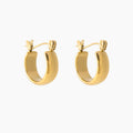 Bold Dome Hoop Earrings | Earrings by DORADO
