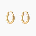 Bold Tube Hoop Earrings | Earrings by DORADO