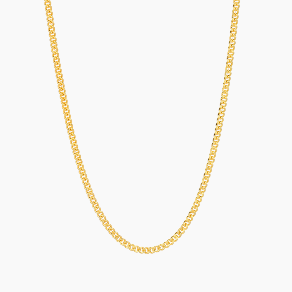 Curb Chain Necklace - 2mm | Dorado Fashion