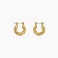 Twist Hoop Earrings | Earrings by DORADO