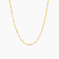 Singapore Chain Necklace - 2mm | Dorado Fashion