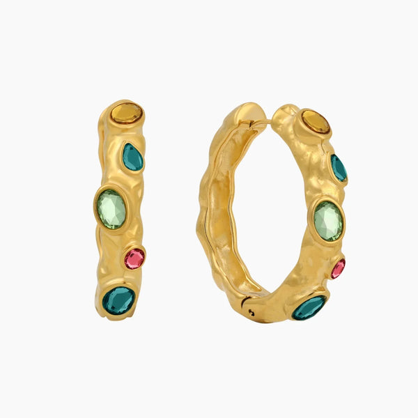 Viva Color Hoop Earrings | by DORADO