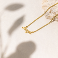 Custom Name Necklace w/ Cuban Chain | Necklaces by DORADO