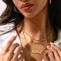 Custom Name Necklace w/ Cuban Chain | Necklaces by DORADO