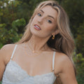 Sideways Initials Necklace | Necklaces by DORADO