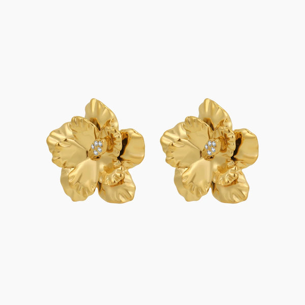 Hibiscus Petal Earrings | by DORADO