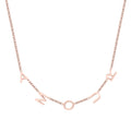 Sideways Initials Necklace | Dorado Fashion