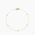 Crystal Chain Anklet | Anklets by DORADO
