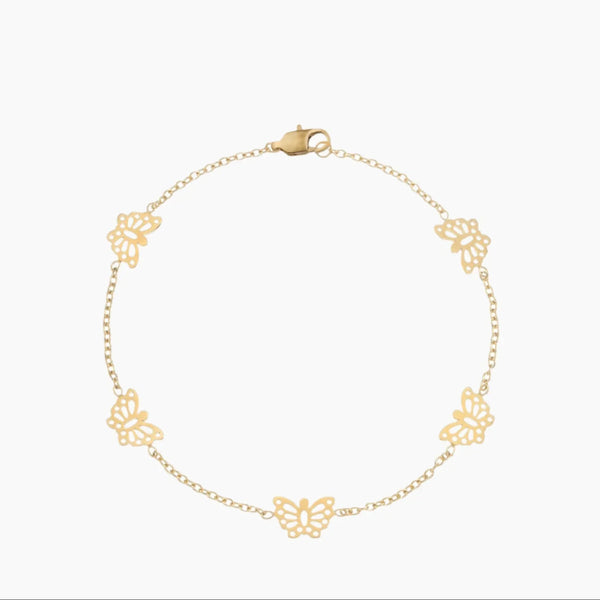 Butterflies Anklet | Anklets by DORADO