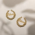 XOXO Name Hoop Earrings | Earrings by DORADO