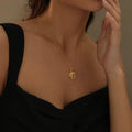 Personalized Photo Projection Necklace | Necklaces by DORADO