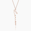 Vertical Script Name Necklace | Dorado Fashion