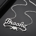 Iced Title Name Necklace | Dorado Fashion