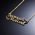 Double Name Necklace | Dorado Fashion