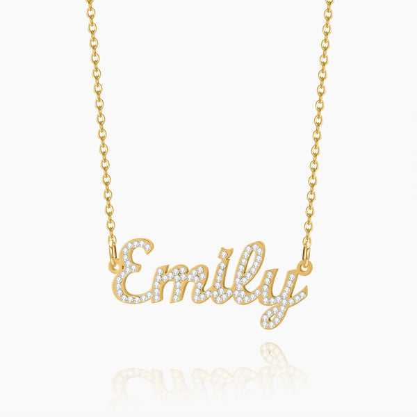 Kids Iced Name Necklace | Dorado Fashion