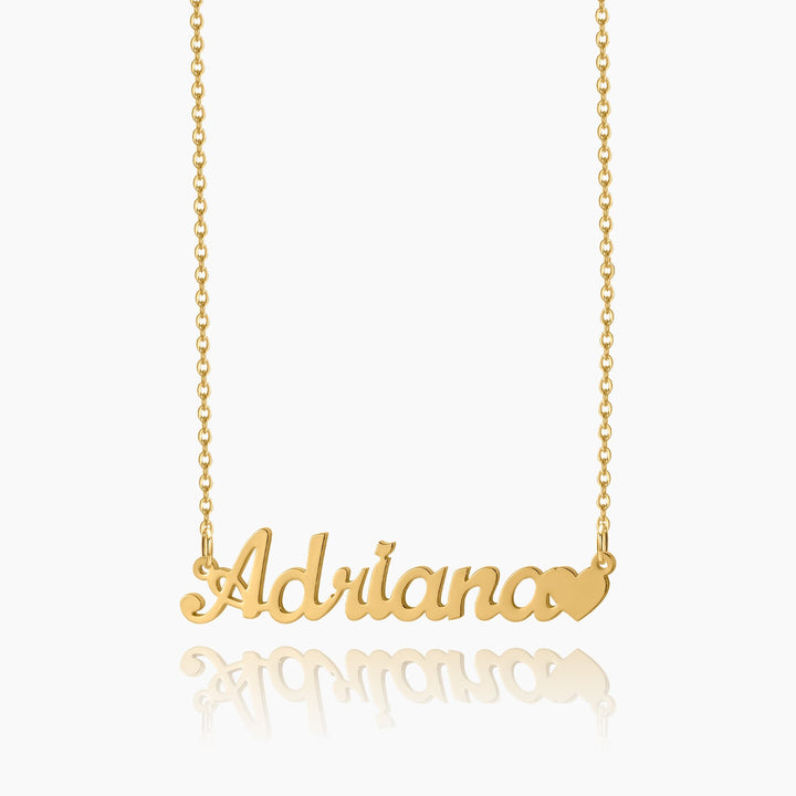 Kids Name Heart Necklace | Dorado Fashion