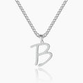 Iced Letter Necklace | Dorado Fashion