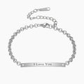 Engraved Bar Bracelet | Dorado Fashion