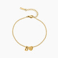 Heart Letter Bracelet | Dorado Fashion