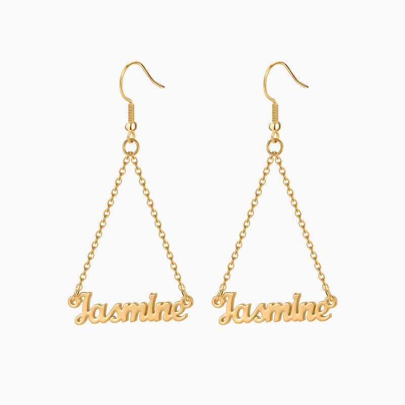 Name Dangle Earrings | Dorado Fashion