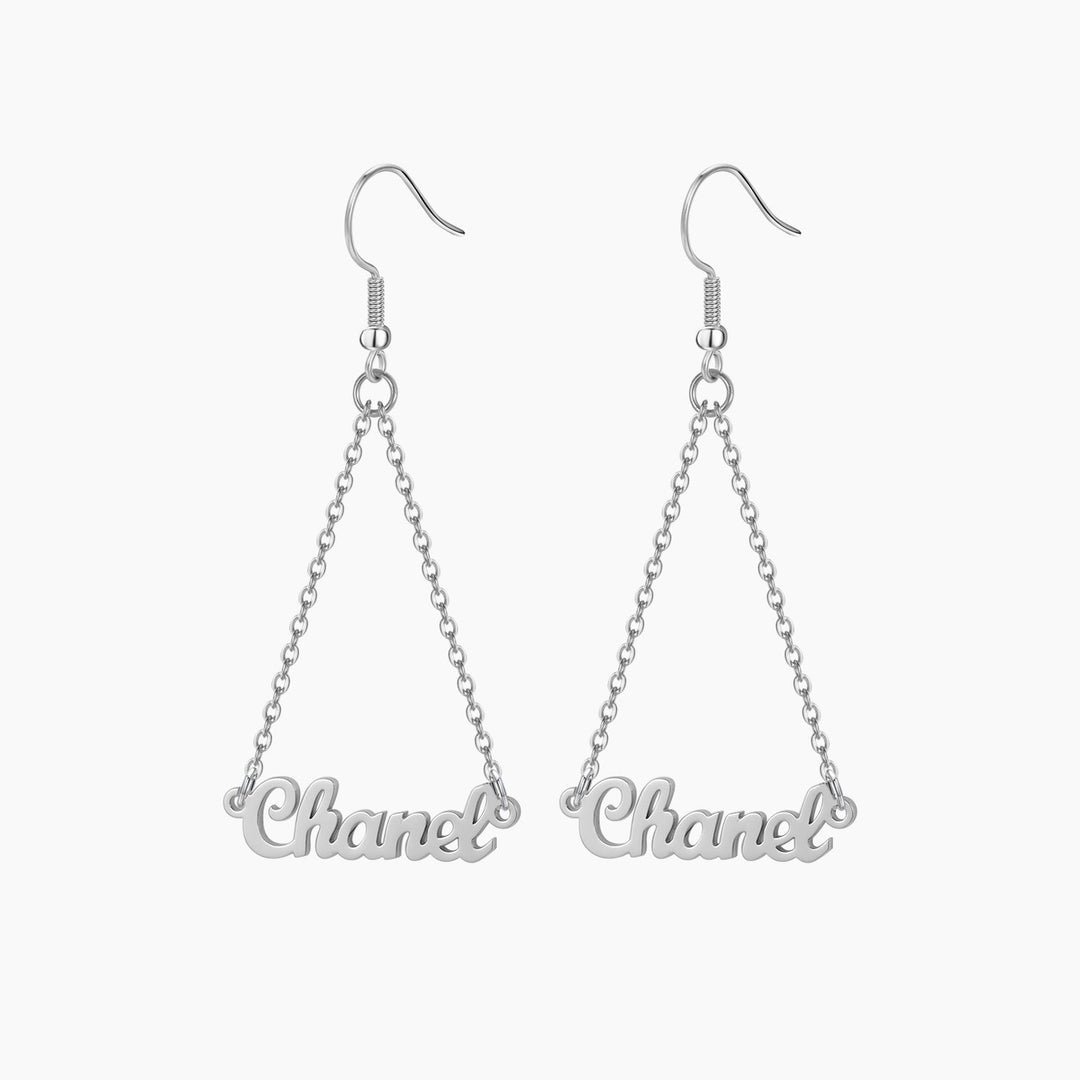 Name Dangle Earrings | Dorado Fashion