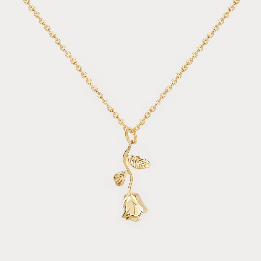 Rose Pendant Necklace | Dorado Fashion