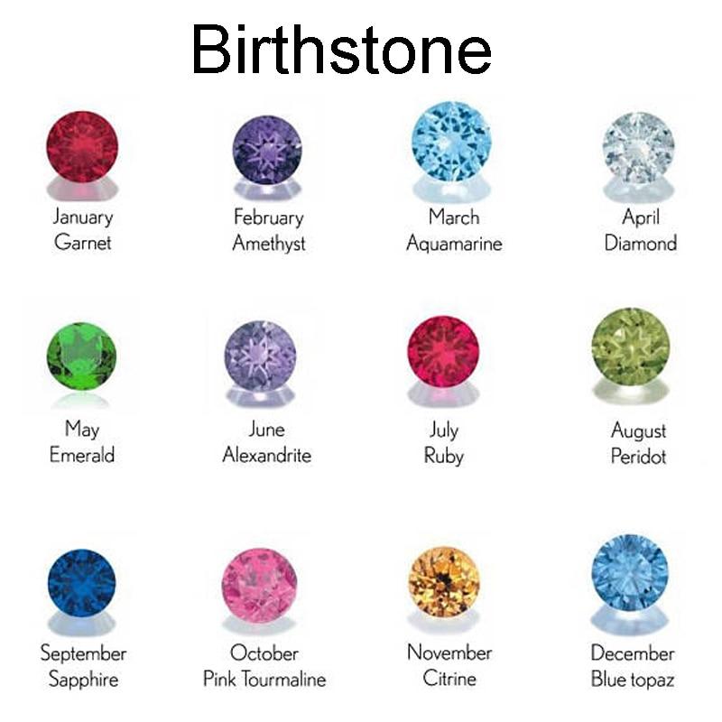 Birthstone Heart Shape Necklace | Dorado Fashion