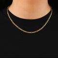 Figaro Chain Necklace - 3mm | Necklaces by DORADO
