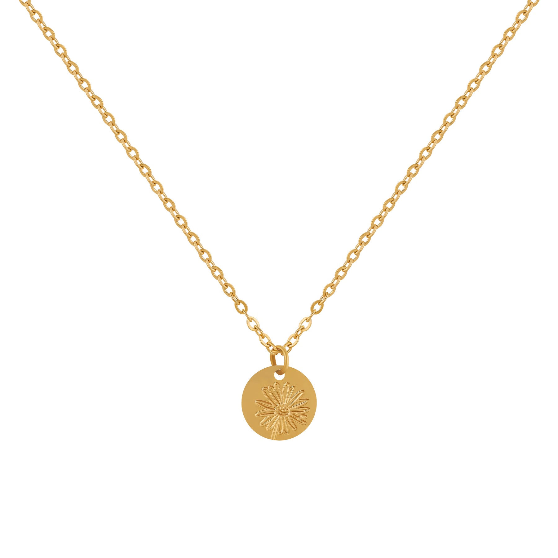 Birth Flower Pendant Necklace | Necklaces by DORADO