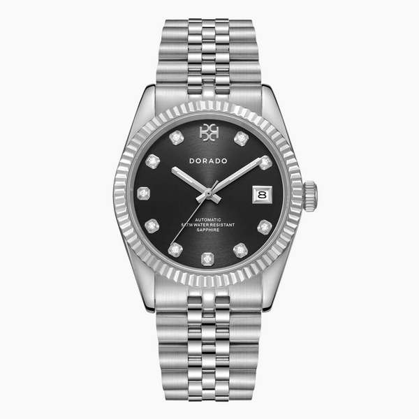 DORADO Silver Timeless Watch - Black | Watch by DORADO