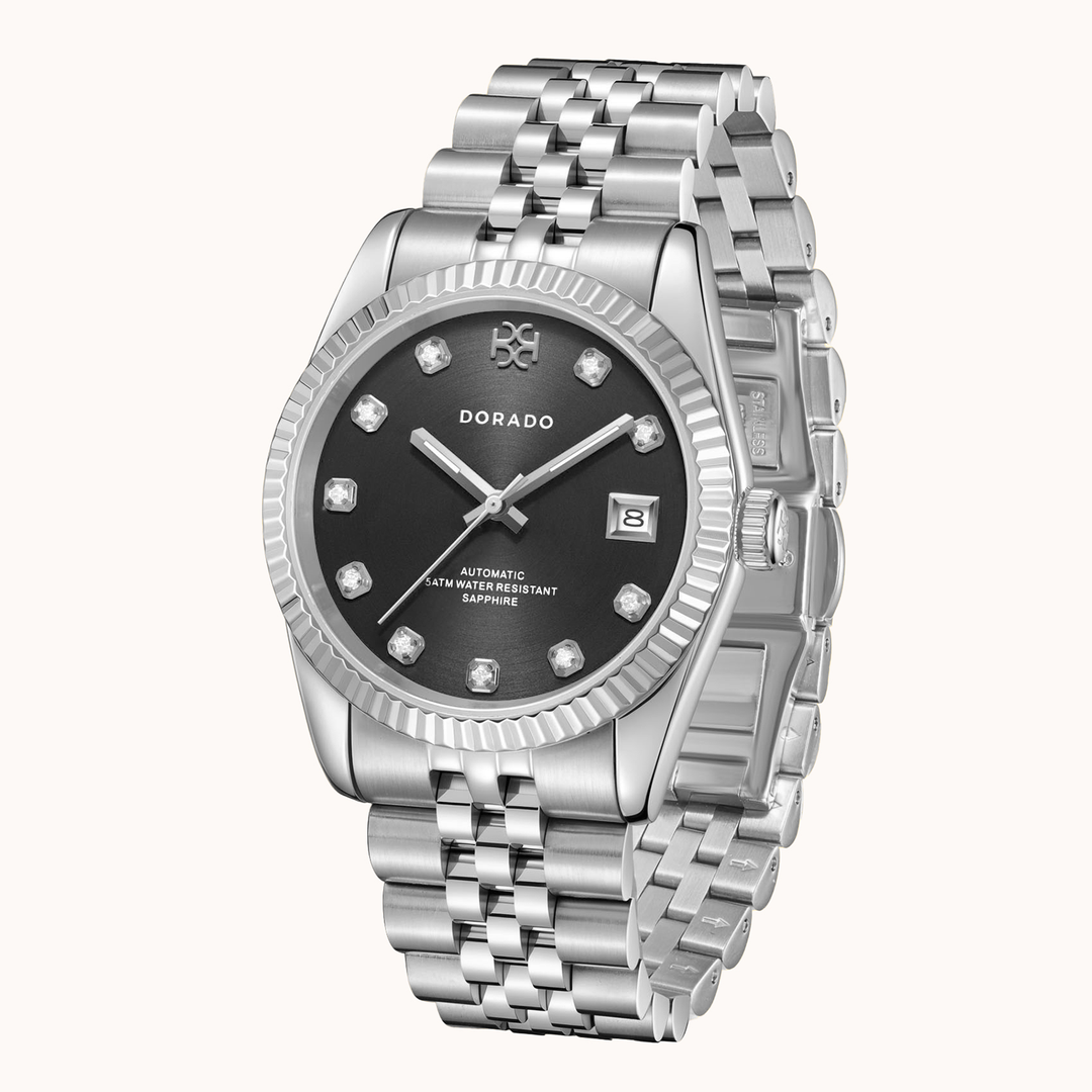 DORADO Silver Timeless Watch - Black | Watch by DORADO