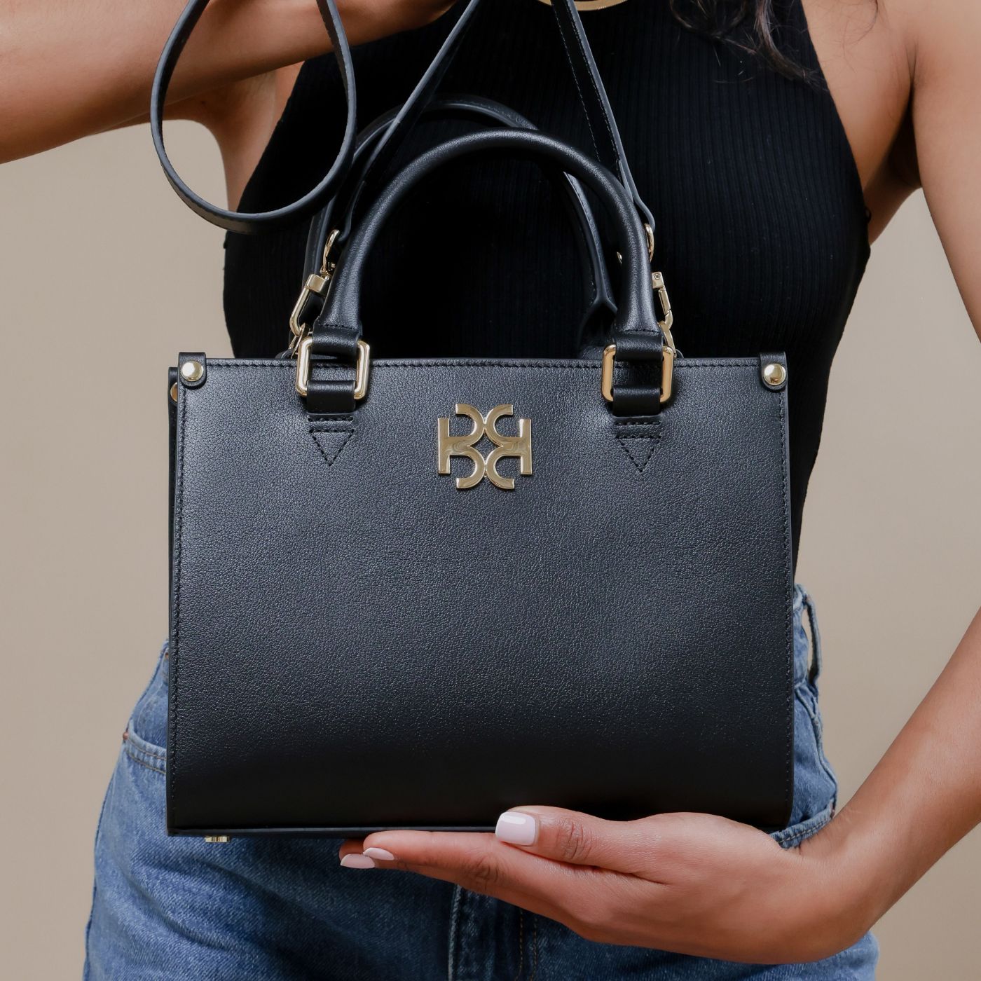 Luna Tote Bag - Black | Handbags by DORADO