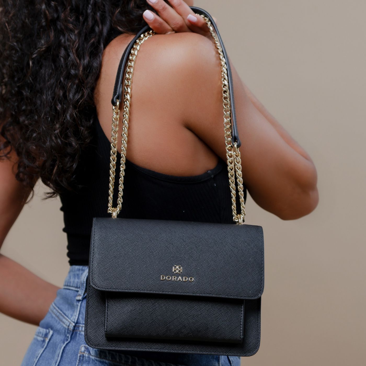 Sorella Crossbody Bag - Black | Handbags by DORADO