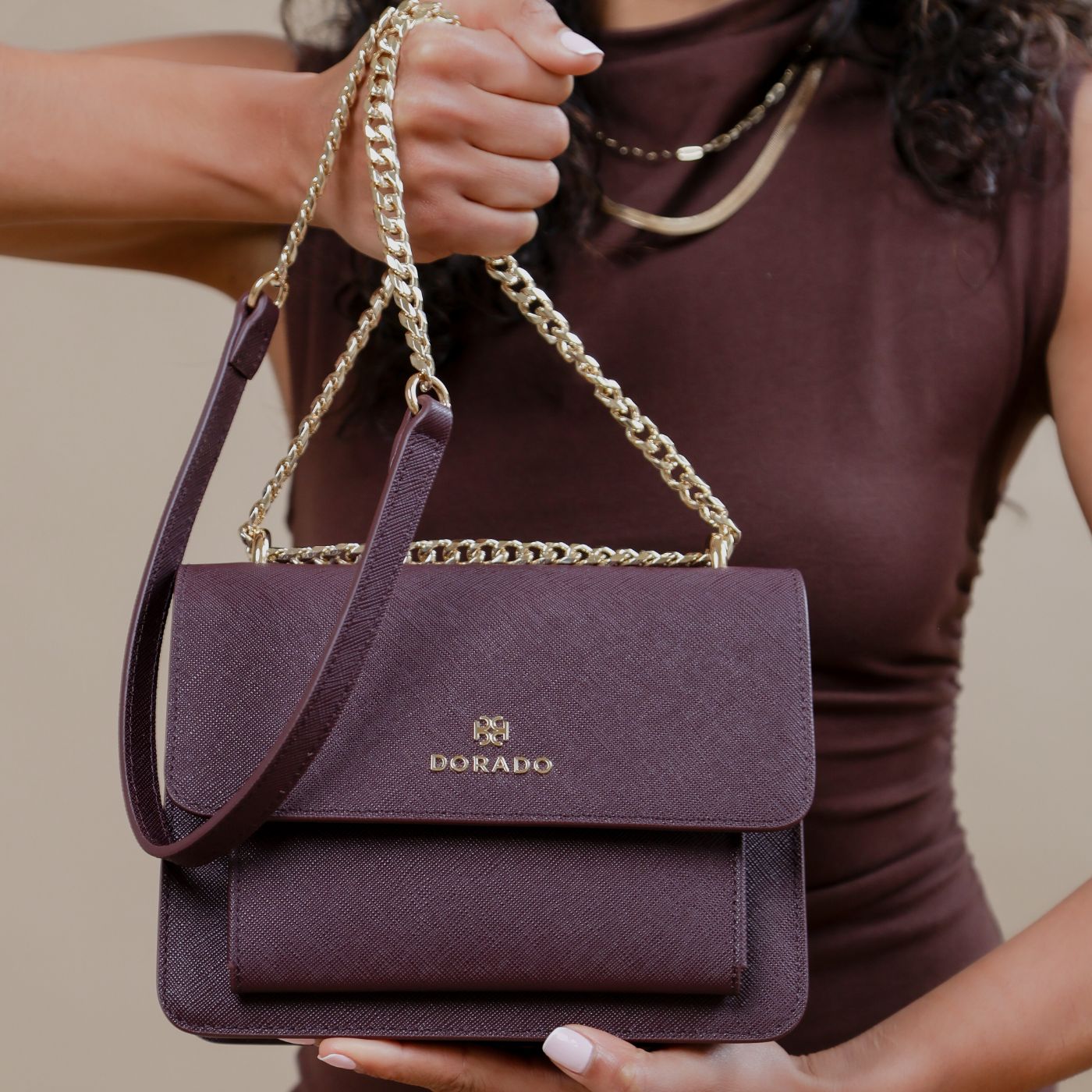 Sorella Crossbody Bag - Plum | Handbags by DORADO