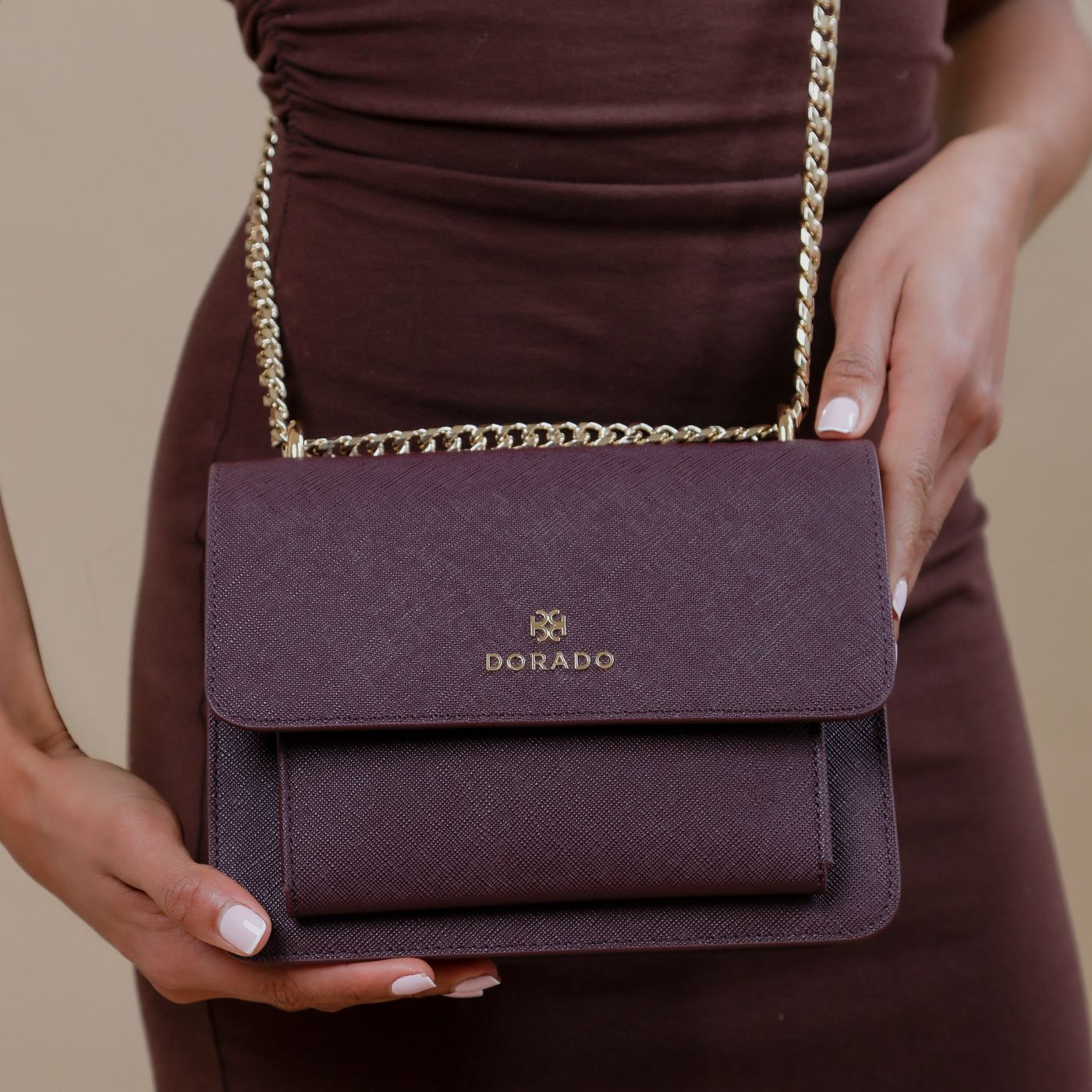 Sorella Crossbody Bag - Plum | Handbags by DORADO