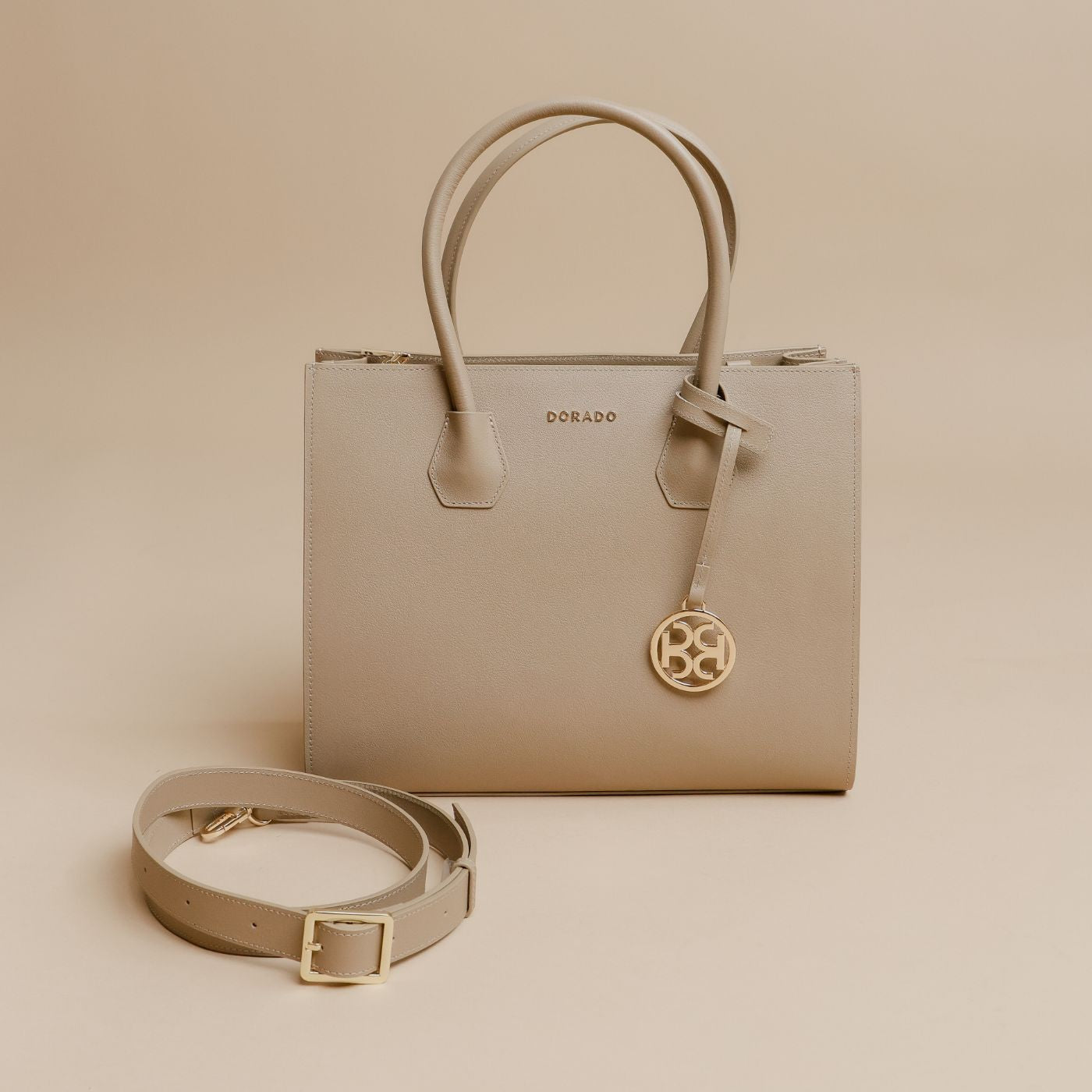 Vastella Tote Bag - Taupe | Handbags by DORADO