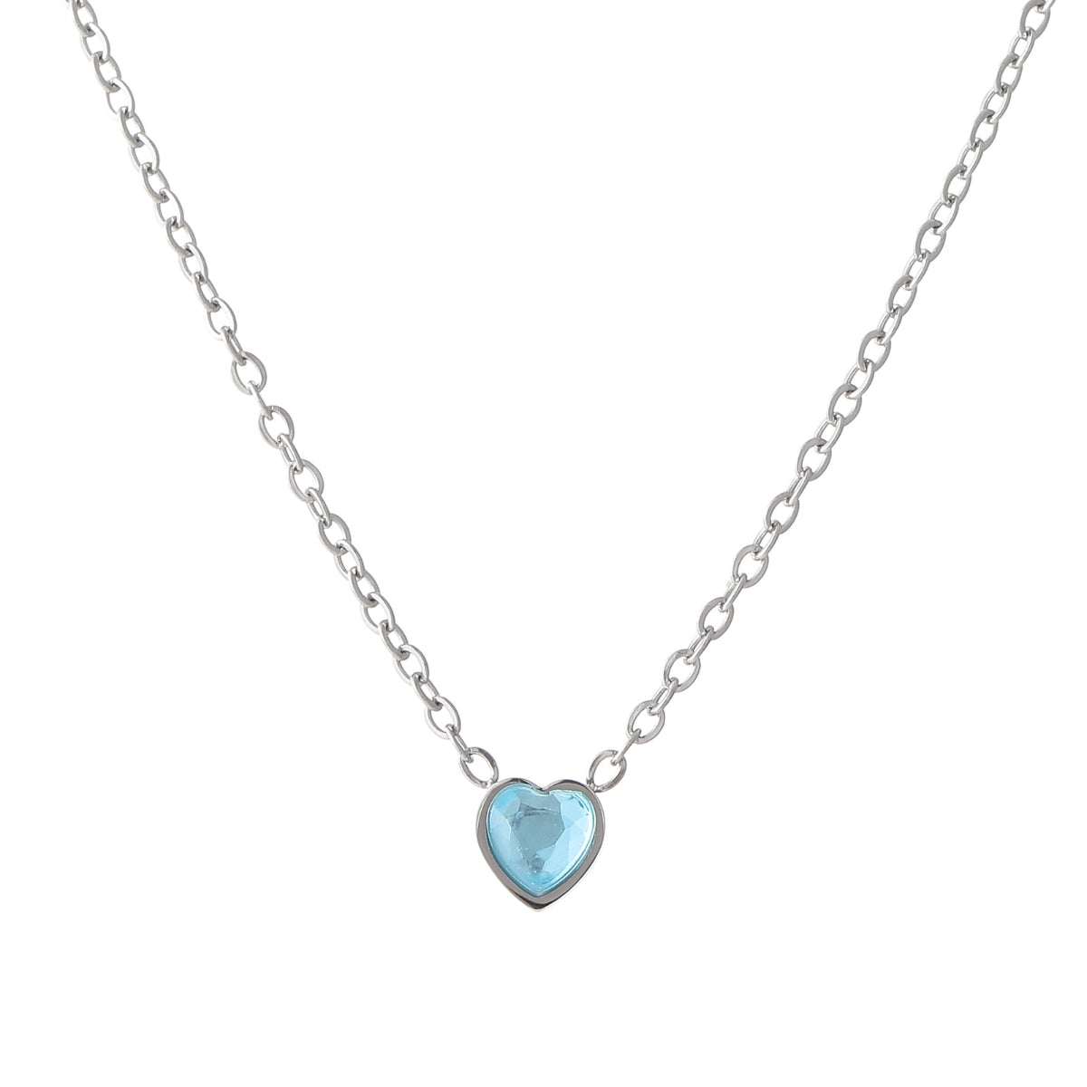 Heart Birthstone Necklace | Necklaces by DORADO