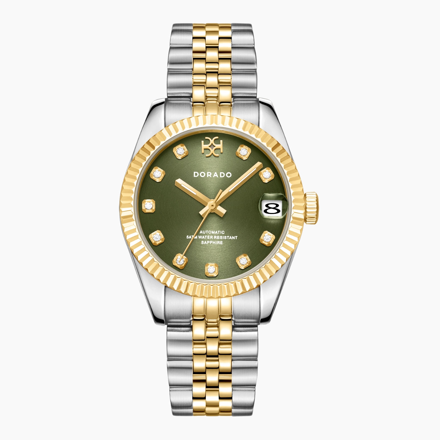 DORADO Two Tone Timeless Watch - Olive | Watch by DORADO
