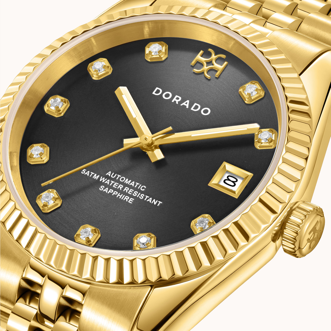 DORADO Gold Timeless Watch - Black | Watch by DORADO