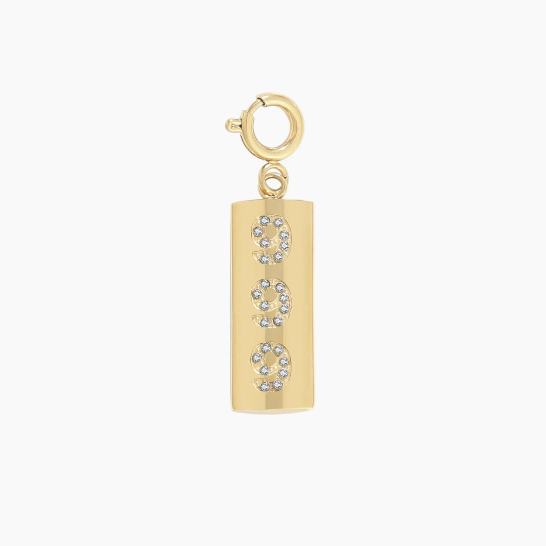 Angel Number Charm | Necklaces by DORADO