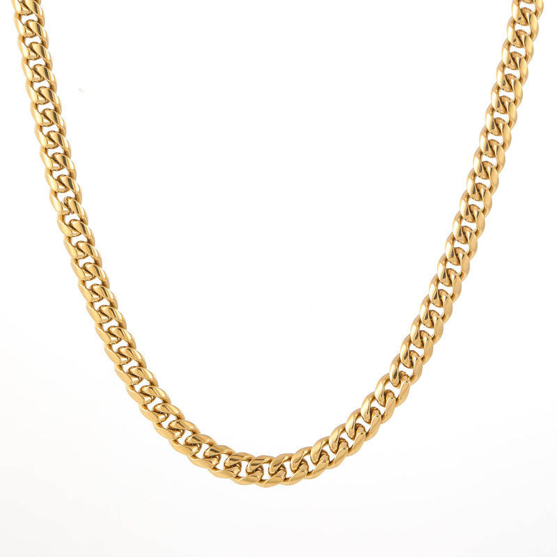 Miami Cuban Link Chain - 8mm | Necklaces by DORADO