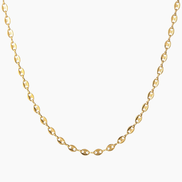 Coffee Bean Chain - 6mm | Necklaces by DORADO