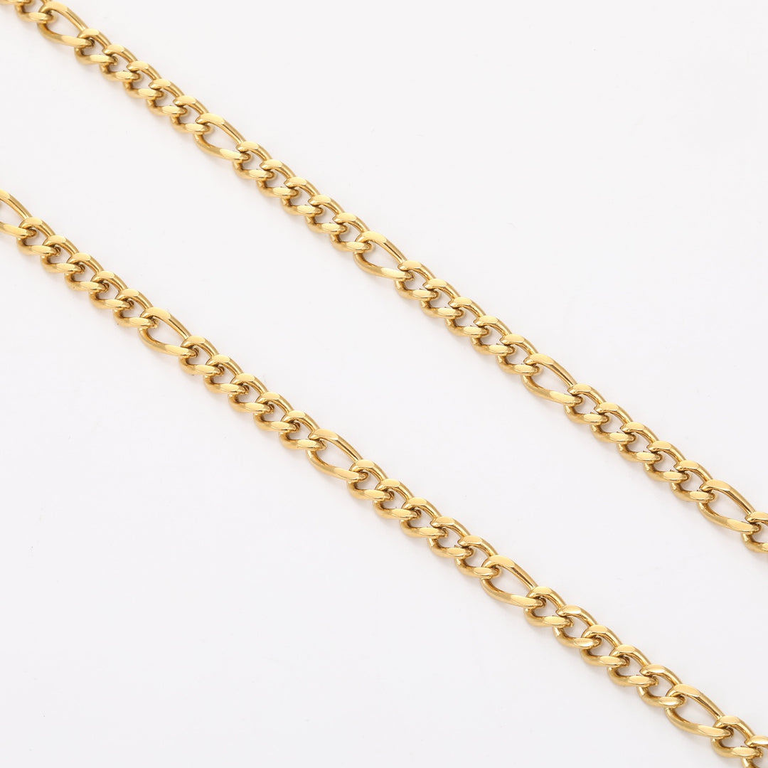 Chunky Figaro Chain - 5mm | Necklaces by DORADO