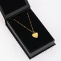 Heart Pendant Necklace w/ Satellite Chain | Necklaces by DORADO