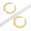 Bamboo Hoop Earrings | Earrings by DORADO