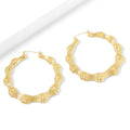 Bamboo Hoop Earrings | Earrings by DORADO